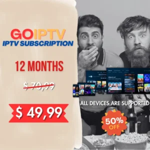 12 Months IPTV Subscription