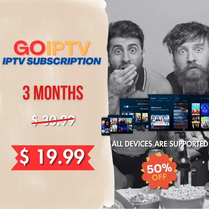 3 Months IPTV Subscription