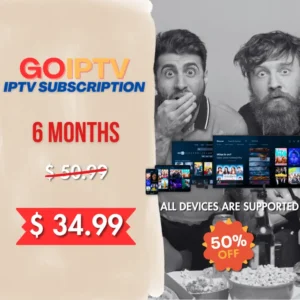 6 Months IPTV Subscription
